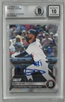 Riley Greene 10 Grade Autographed 2022 Topps Now