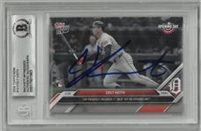 Colt Keith Autographed 2024 Topps Now Rookie Card