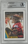 Mike Vernon Autographed 1987/88 O-Pee-Chee Rookie Card