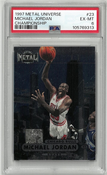 Michael Jordan 1997 Metal Universe Championship
