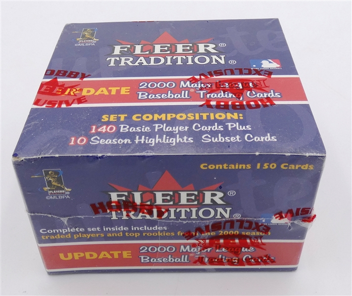 2000 Fleer Tradition Baseball Update Factory Set