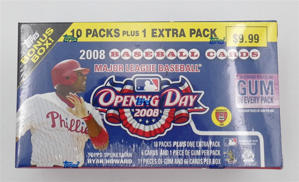 2008 Topps Opening Day Baseball Blaster Box