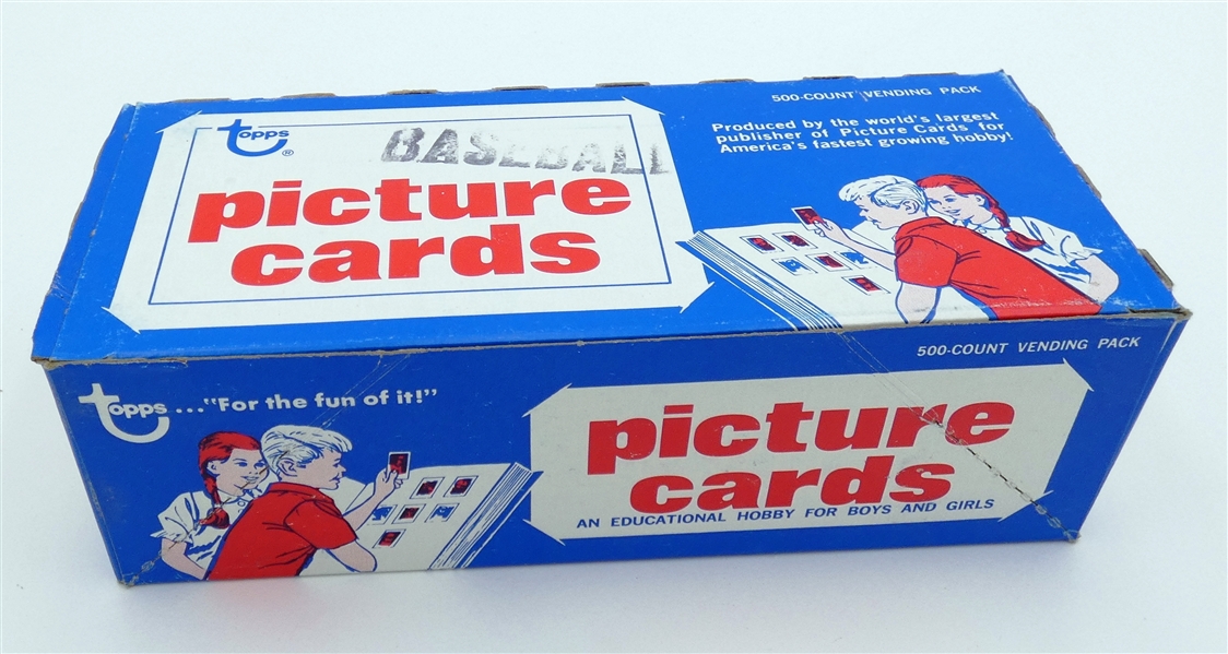 1981 Topps Baseball Vending Box