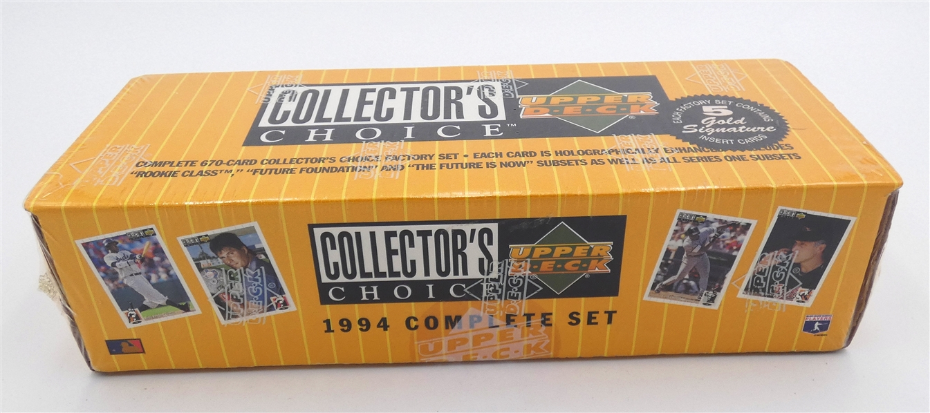 1994 Upper Deck Collectors Choice Baseball Factory Set