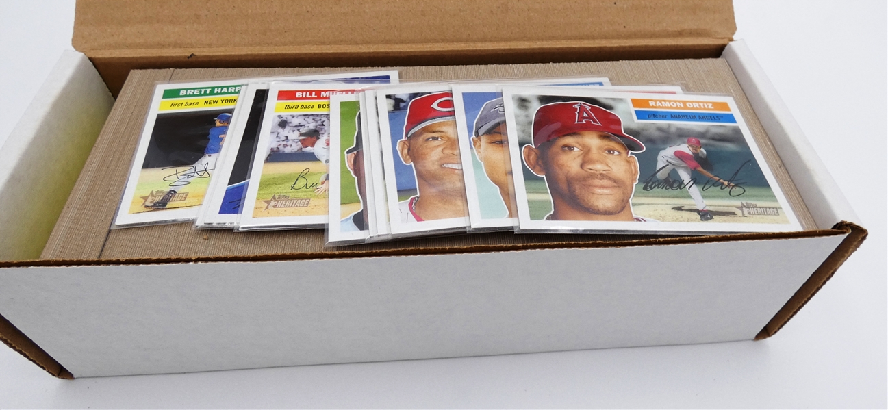 2005 Topps Heritage Baseball Lot