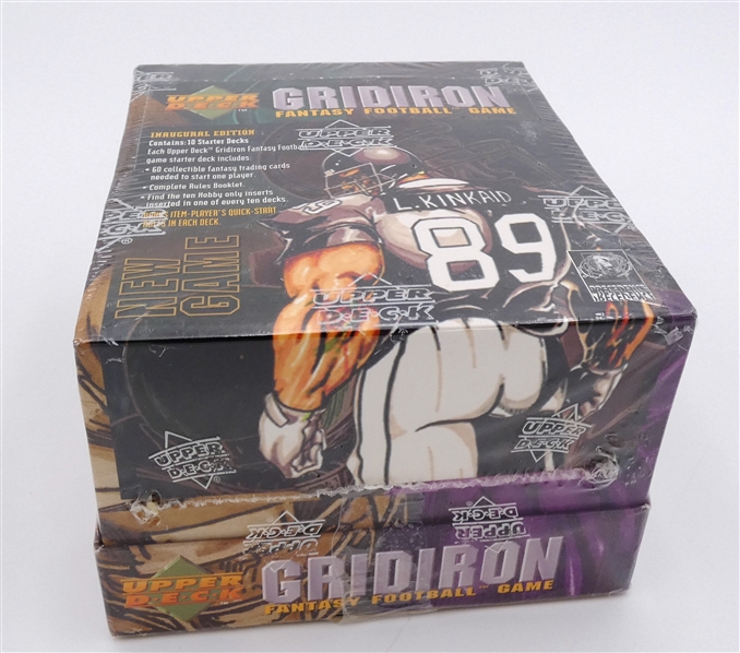 1995 Upper Deck Gridiron Fantasy Football Starter Deck Box