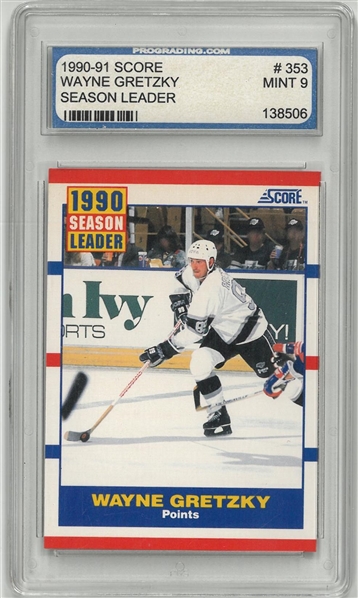 Wayne Gretzky 1990/91 Score