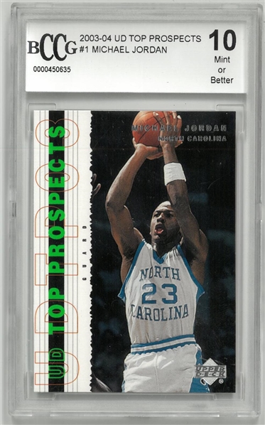 Michael Jordan 2003/04 UD Top Prospects