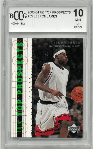 Lebron James 2003/04 UD Top Prospects