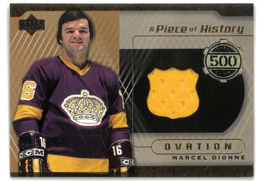 Marcel Dionne Upper Deck 500 Goal Jersey Card