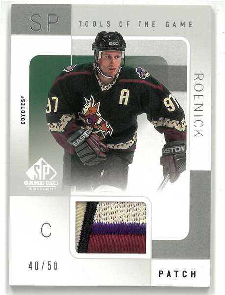 Jeremy Roenick 1999/00 UD SP Tools of the Game