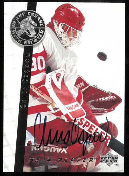 Chris Osgood Autographed 1995/96 Upper Deck Be a Player