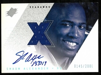 Shaun Alexander Autographed 2000 SPx