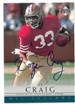 Roger Craig Autographed Upper Deck Legends