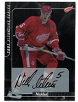 Nicklas Lidstrom Autographed 2001 Signature Series
