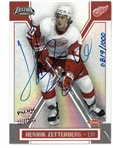 Henrik Zetterberg Autographed 2002/03 Pacific Exclusive Rookie Card /1000