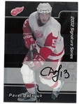 Pavel Datsyuk Autographed 2002 Signature Series