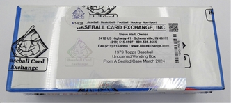 1979 Topps Baseball Vending Box (BBCE) From a Sealed Case