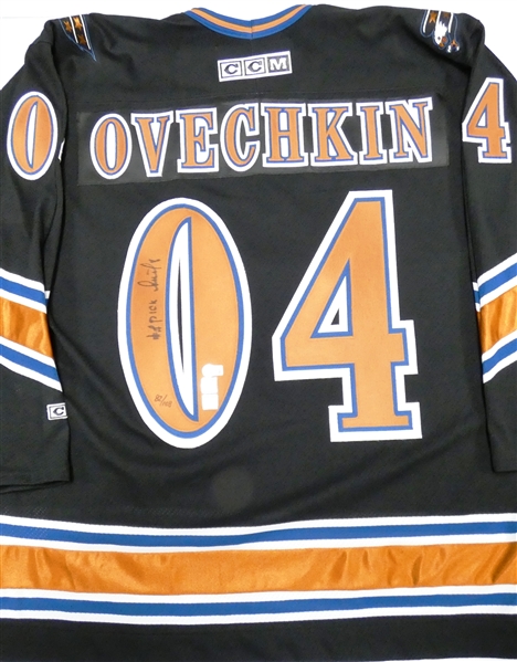 Alexander Ovechkin Autographed Capitals Jersey w/ #1 Pick