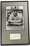 Carl Furillo Autographed Framed Display