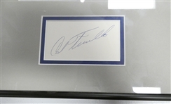 Carl Furillo Autographed Framed Display