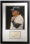Mayo Smith Autographed Framed Display