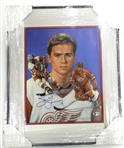 Steve Yzerman Autographed Framed 11x14 Lithograph
