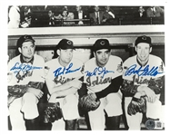 1954 Indians Big Four Autographed 8x10