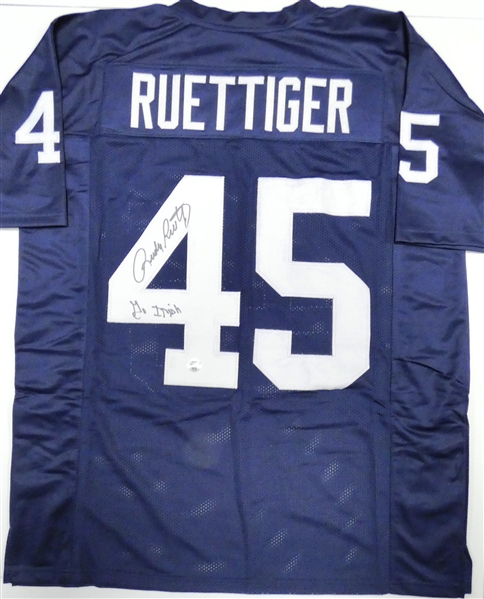 Rudy Ruettiger Autographed Custom Jersey