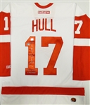 Brett Hull Autographed Red Wings Jersey