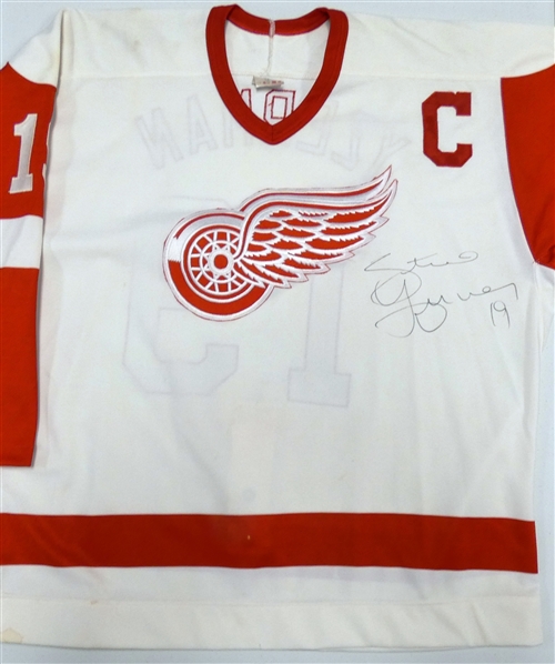 Steve Yzerman Autographed Authentic Red Wings Jersey