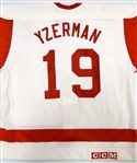 Steve Yzerman Autographed Authentic Red Wings Jersey