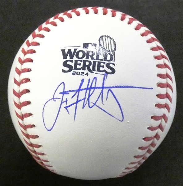 Jack Flaherty Autographed 2024 World Series Baseball