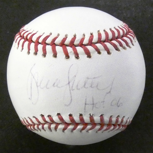Bruce Sutter Autographed Baseball w/ HOF