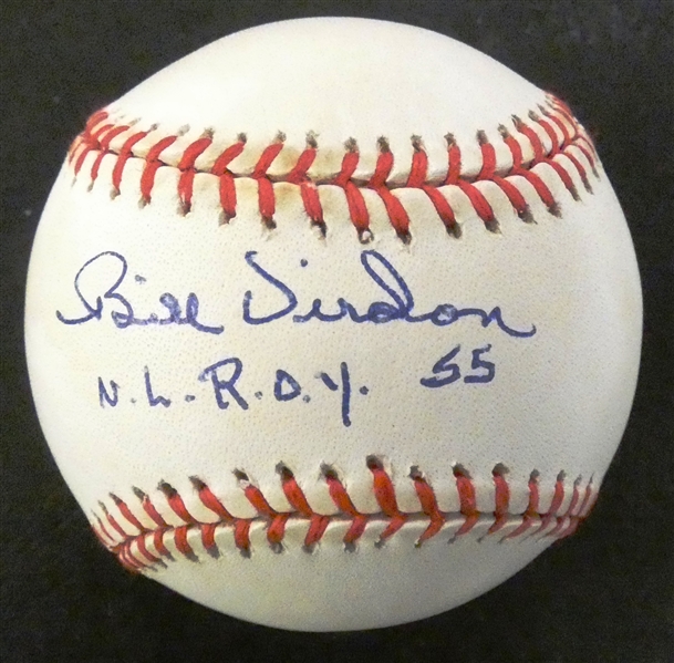 Bill Virdon Autographed Baseball w/ ROY