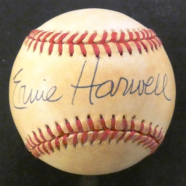 Ernie Harwell Autographed Baseball