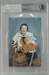 Tony Esposito Autographed 1979/80 Blackhawks Postcard