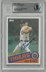 Jack Morris Autographed 1985 Topps