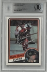 Mark Howe Autographed 1984/85 O-Pee-Chee