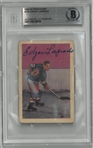 Edgar Laprade Autographed 1952/53 Parkhurst