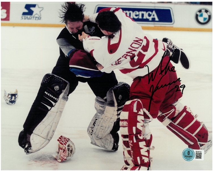 Mike Vernon Autographed 8x10