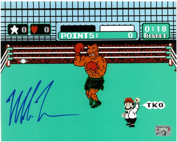 Mike Tyson Autographed 8x10
