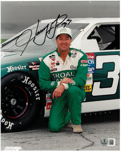 Harry Gant Autographed 8x10