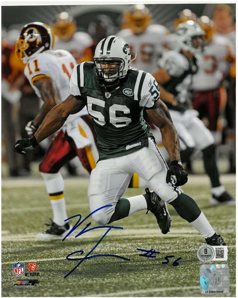 Vernon Gholston Autographed 8x10