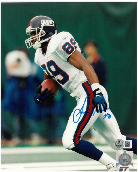 Amani Toomer Autographed 8x10