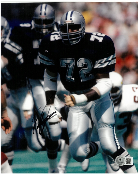 Ed "Too Tall" Jones Autographed 8x10