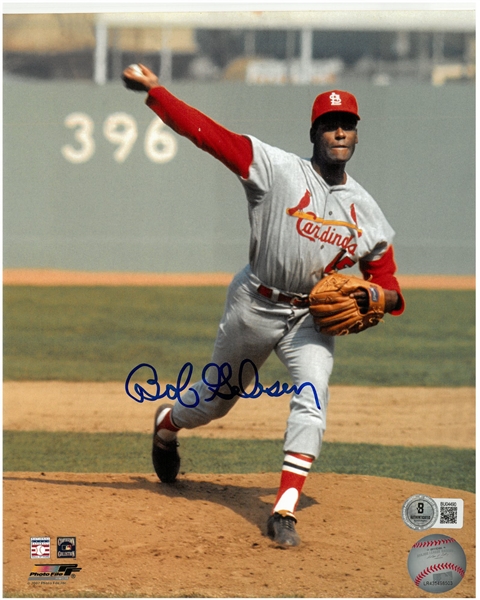 Bob Gibson Autographed 8x10