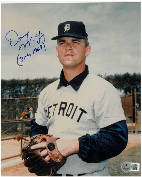Denny McLain Autographed 8x10