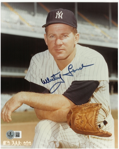 Whitey Ford Autographed 8x10