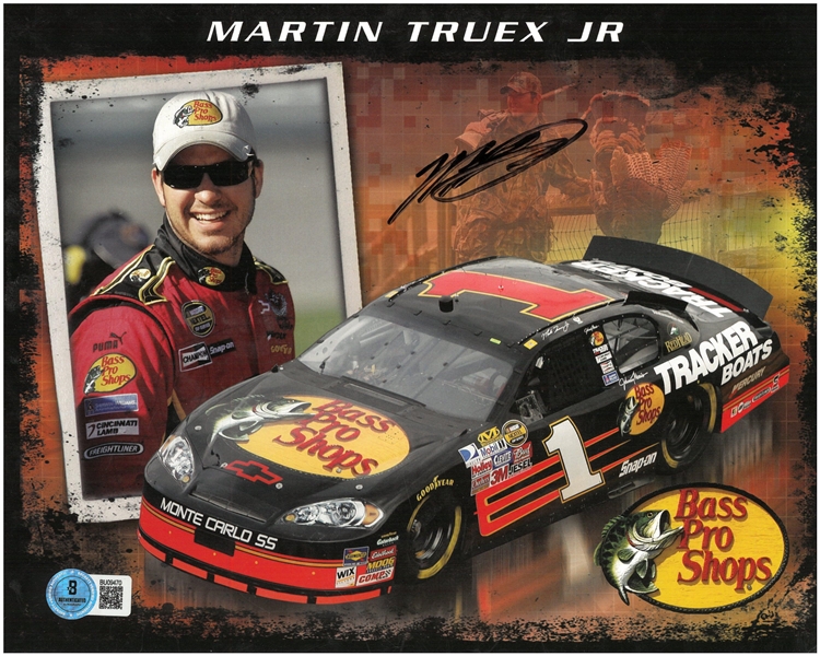 Martin Truex Autographed 8x10